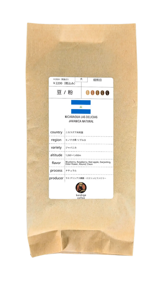 ニカラグア ラスデリシアス ジャバニカ ナチュラル